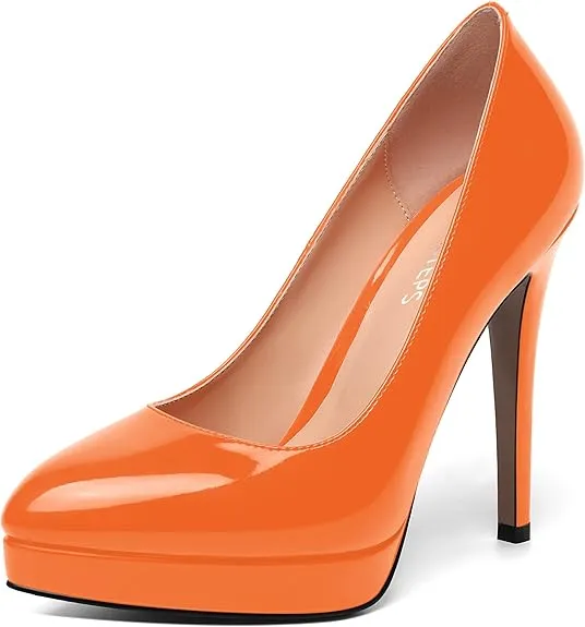 Zapato de tacon Alto (Rojo, 21)